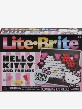 Lite.Brite Hello Kitty And Friends Mini Size Contains 176 Pieces Collectible Toy